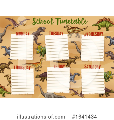 Timetable Clipart #1641434 by Vector Tradition SM