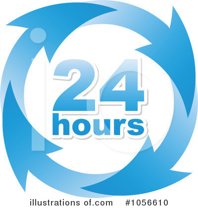 24 Hours Clipart #1056610 by Andrei Marincas