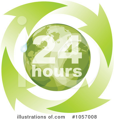 Royalty-Free (RF) 24 Hours Clipart Illustration by Andrei Marincas - Stock Sample #1057008