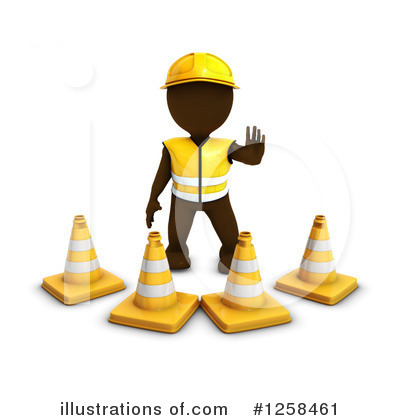 Road Construction Clipart #1258461 by KJ Pargeter