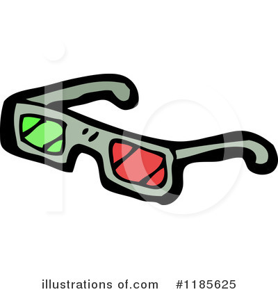 3d Glasses Clipart #1185625 by lineartestpilot