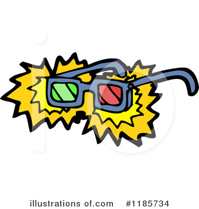 Royalty-Free (RF) 3d Glasses Clipart Illustration by lineartestpilot - Stock Sample #1185734