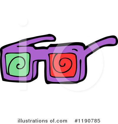 3d Glasses Clipart #1190785 by lineartestpilot