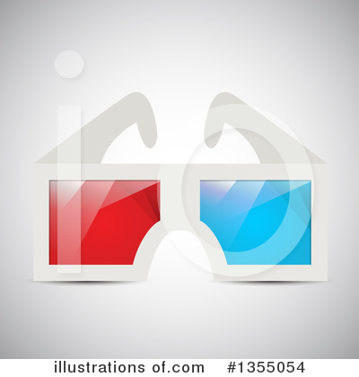 Royalty-Free (RF) 3d Glasses Clipart Illustration by vectorace - Stock Sample #1355054