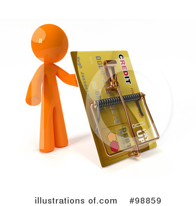Credit Card Clipart #98859 by Leo Blanchette