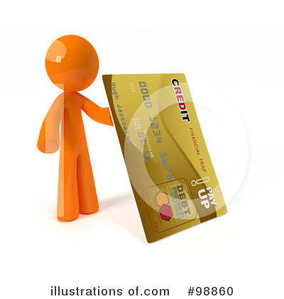 Credit Card Clipart #98860 by Leo Blanchette