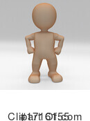 3d People Clipart #1716155 by KJ Pargeter