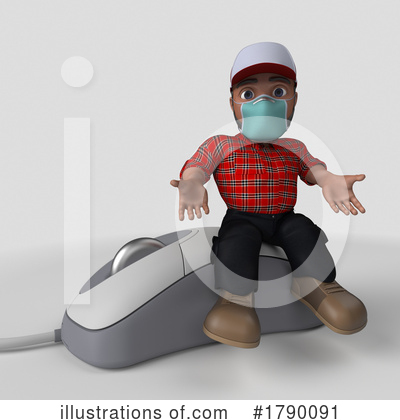 Royalty-Free (RF) 3d People Clipart Illustration by KJ Pargeter - Stock Sample #1790091