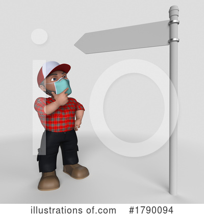 Royalty-Free (RF) 3d People Clipart Illustration by KJ Pargeter - Stock Sample #1790094