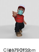 3d People Clipart #1790159 by KJ Pargeter
