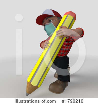 Royalty-Free (RF) 3d People Clipart Illustration by KJ Pargeter - Stock Sample #1790210