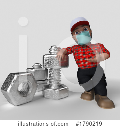 Royalty-Free (RF) 3d People Clipart Illustration by KJ Pargeter - Stock Sample #1790219