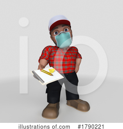 Royalty-Free (RF) 3d People Clipart Illustration by KJ Pargeter - Stock Sample #1790221