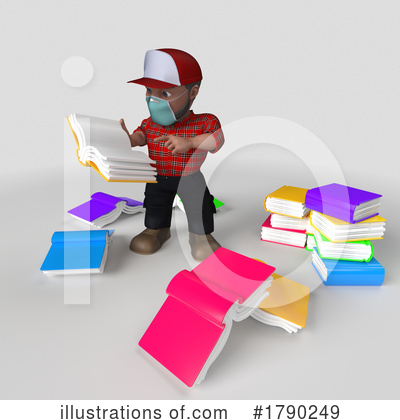 Royalty-Free (RF) 3d People Clipart Illustration by KJ Pargeter - Stock Sample #1790249
