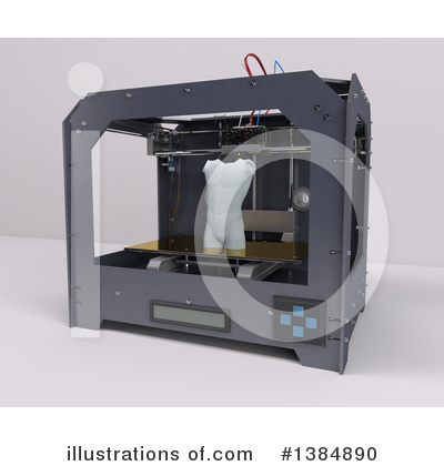 3d Printing Clipart #1384890 by KJ Pargeter