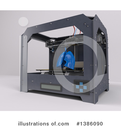 3d Printing Clipart #1386090 by KJ Pargeter