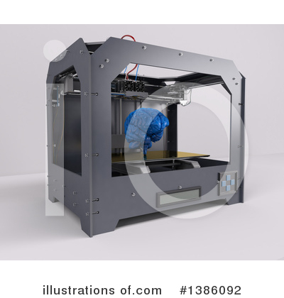 3d Printing Clipart #1386092 by KJ Pargeter