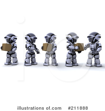 Robot Clipart #211888 by KJ Pargeter