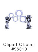 3d Robots Clipart #96810 by KJ Pargeter