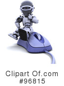 3d Robots Clipart #96815 by KJ Pargeter