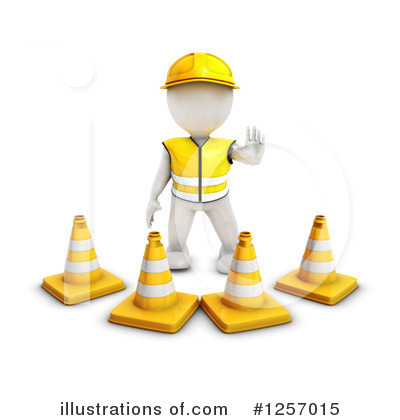 Road Construction Clipart #1257015 by KJ Pargeter