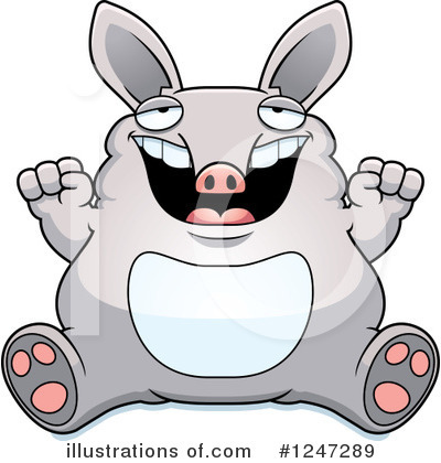 Aardvarks Clipart #1247289 by Cory Thoman