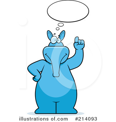 Royalty-Free (RF) Aardvark Clipart Illustration by Cory Thoman - Stock Sample #214093