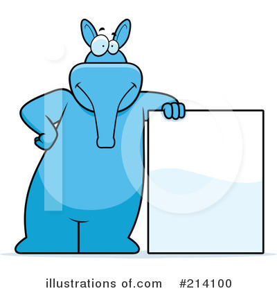 Royalty-Free (RF) Aardvark Clipart Illustration by Cory Thoman - Stock Sample #214100