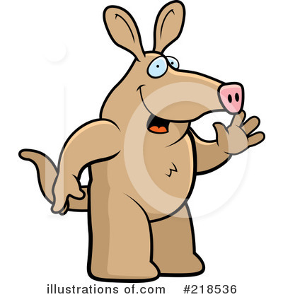 Royalty-Free (RF) Aardvark Clipart Illustration by Cory Thoman - Stock Sample #218536