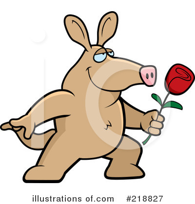 Royalty-Free (RF) Aardvark Clipart Illustration by Cory Thoman - Stock Sample #218827