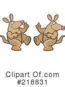 Aardvarks Clipart #218831 by Cory Thoman