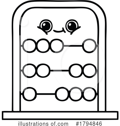 Royalty-Free (RF) Abacus Clipart Illustration by lineartestpilot - Stock Sample #1794846