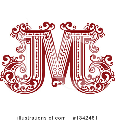 Letter M Clipart #1342481 by Vector Tradition SM