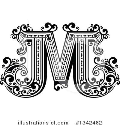 Letter M Clipart #1342482 by Vector Tradition SM