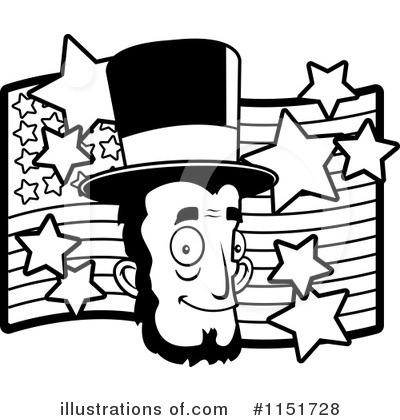 Abe Lincoln Clipart #1151728 by Cory Thoman