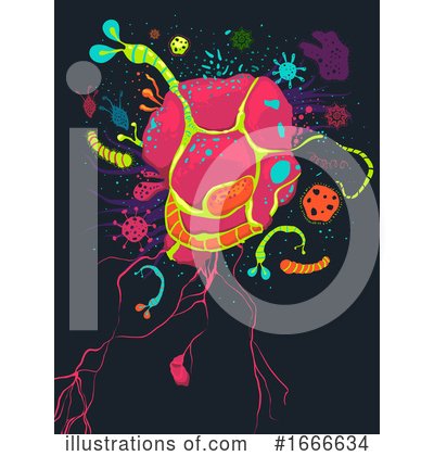 Bacteria Clipart #1666634 by BNP Design Studio