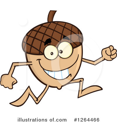 Royalty-Free (RF) Acorn Clipart Illustration by Hit Toon - Stock Sample #1264466