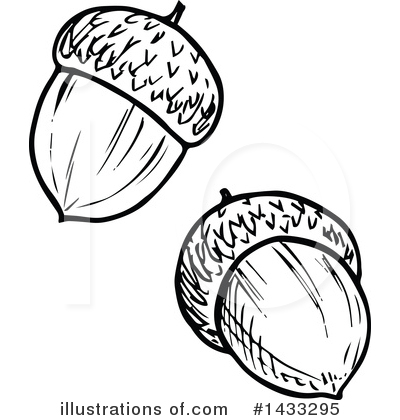 Royalty-Free (RF) Acorn Clipart Illustration by Vector Tradition SM - Stock Sample #1433295