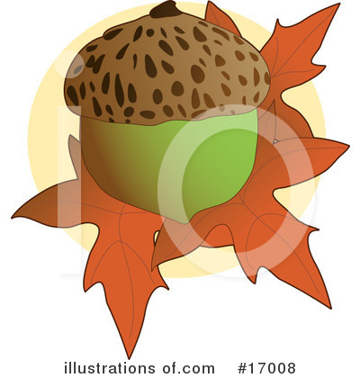 Acorn Clipart #17008 by Maria Bell