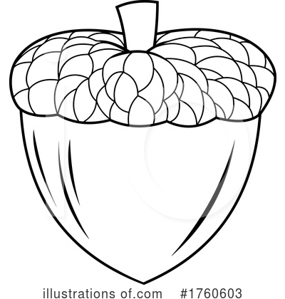 Royalty-Free (RF) Acorn Clipart Illustration by Hit Toon - Stock Sample #1760603