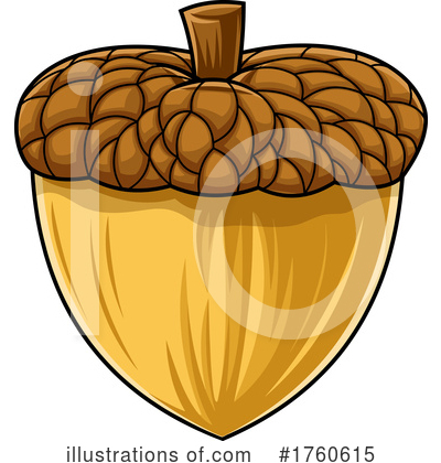Royalty-Free (RF) Acorn Clipart Illustration by Hit Toon - Stock Sample #1760615