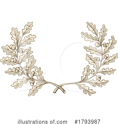 Oak Leaf Clipart #1793987 by Any Vector