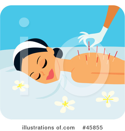 Royalty-Free (RF) Acupuncture Clipart Illustration by Monica - Stock Sample #45855
