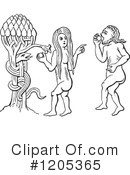 Adam And Eve Clipart #1205365 by Prawny Vintage