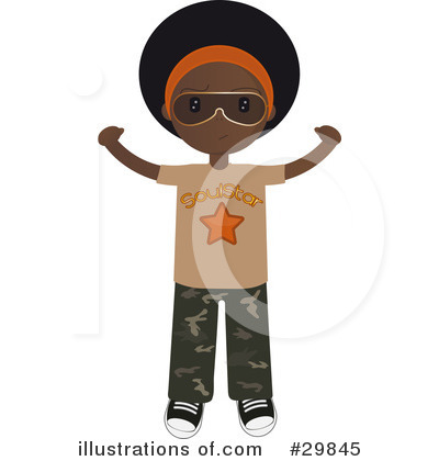 Royalty-Free (RF) African American Clipart Illustration by Melisende Vector - Stock Sample #29845