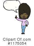 African American Girl Clipart #1175054 by lineartestpilot