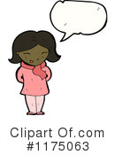 African American Girl Clipart #1175063 by lineartestpilot