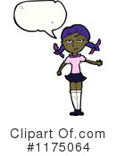 African American Girl Clipart #1175064 by lineartestpilot