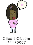 African American Girl Clipart #1175067 by lineartestpilot