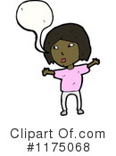 African American Girl Clipart #1175068 by lineartestpilot